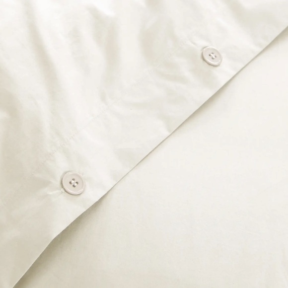 Quince Twin Luxury Organic Percale Duvet Cover NWT - Picture 3 of 4